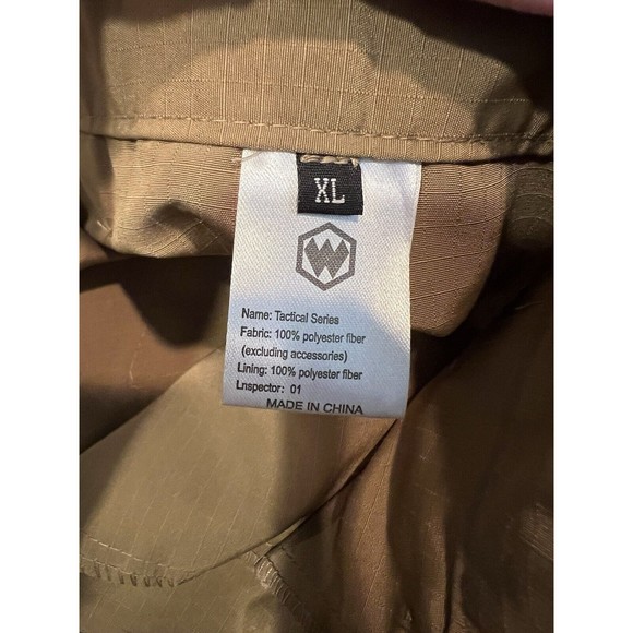 W Brand Tactical Series Tan RipStop Cargo Polyester Pants Men's XL - Picture 3 of 12